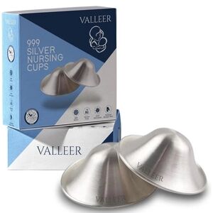 Pure Silver Nursing Cups – 925 Silver Nipple Shields for Breastfeeding